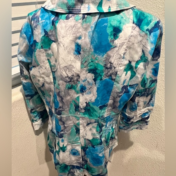 Multiples Cotton Blend Button Front‎ Jacket - Picture 4 of 4